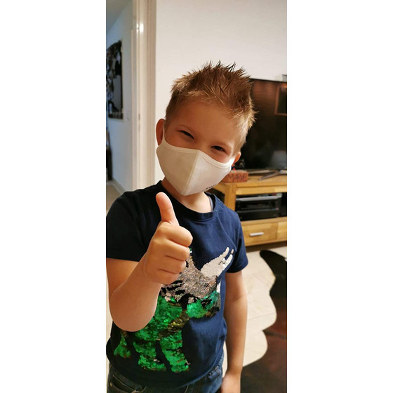3-lagige Eco-Mehrweg-Maske Gre: Kind