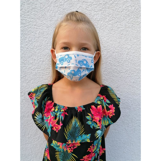 Atmungsaktive Kinder Community Masken - Hoher Tragekomfort - Latexfrei - Auto
